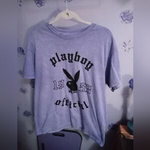 PLAYBOY Lavender Graphic Tee